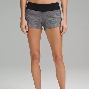 Lululemon shorts, speed up, grey, size 6